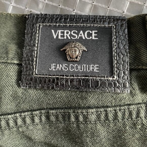 Versace Jeans Couture straight fit color olive green size 31 - Picture 8 of 9